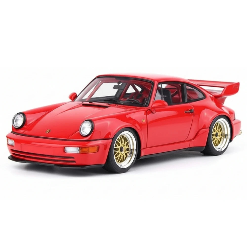 [Make Up] 1:43 Porsche 1993 911 964 RSR 3.8 Red Model Car Resin