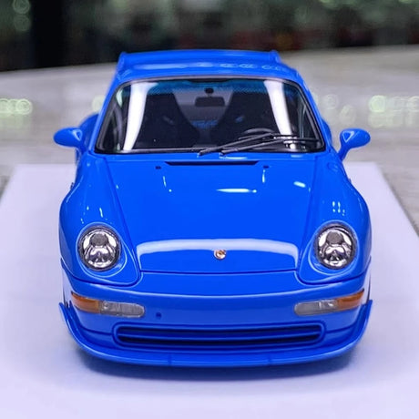[Make Up] 1:43 Porsche 1995 911 993 RS Blue Model Car Resin