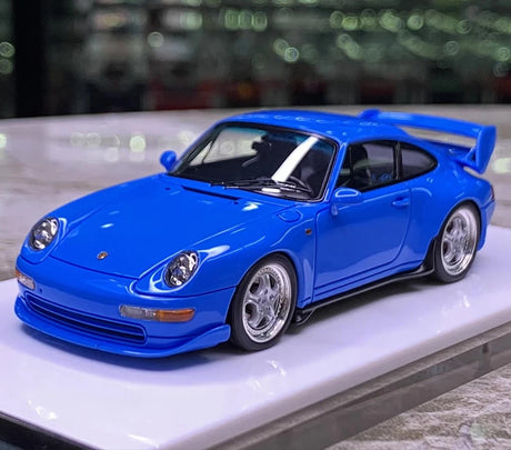 [Make Up] 1:43 Porsche 1995 911 993 RS Blue Model Car Resin