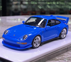 [Make Up] 1:43 Porsche 1995 911 993 RS Blue Model Car Resin