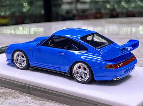 [Make Up] 1:43 Porsche 1995 911 993 RS Blue Model Car Resin