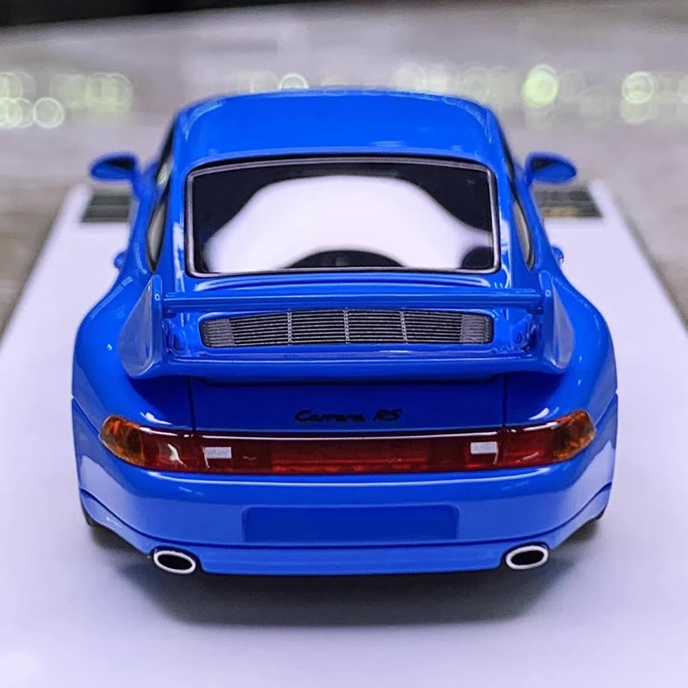 [Make Up] 1:43 Porsche 1995 911 993 RS Blue Model Car Resin