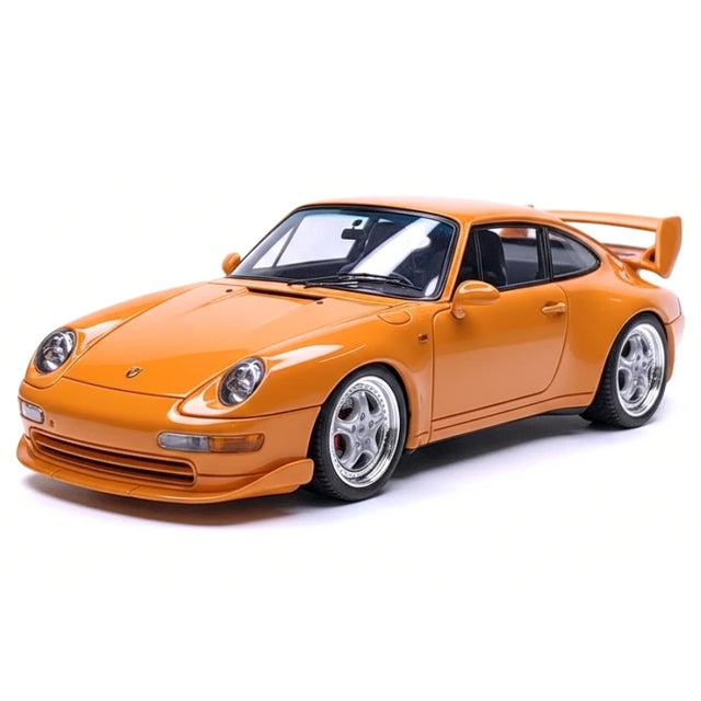 [Make Up] 1:43 Porsche 1995 911 993 RS Orange Model Car Resin
