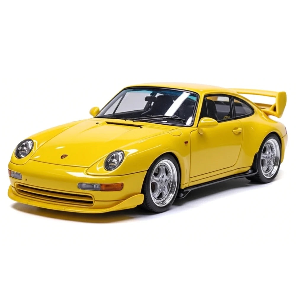 [Make Up] 1:43 Porsche 1995 911 993 RS Yellow Model Car Resin