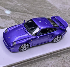 [Make Up] 1:43 Porsche 1996 911 993 Turbo S viola modellino di auto resina