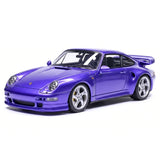 [Make Up] 1:43 Porsche 1996 911 993 Turbo S Purple Model Car Resin