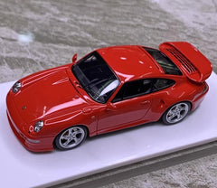 [Make Up] 1:43 Porsche 1996 911 993 Turbo S rouge voiture miniature Resin