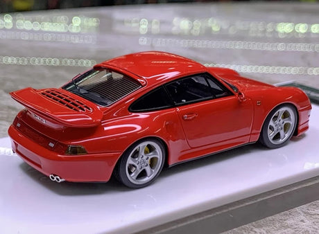 [Make Up] 1:43 Porsche 1996 911 993 Turbo S Red Model Car Resin