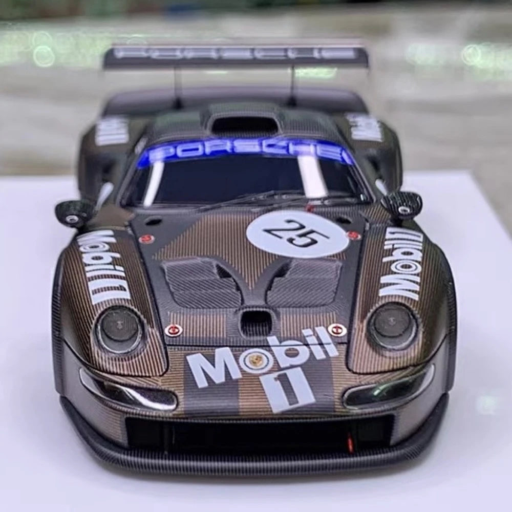 [Make Up] 1:43 Porsche 1996 911 GT1 #25 Test auto Le Mans modellino di auto resina / Closed Body