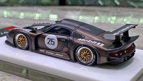 [Make Up] 1:43 Porsche 1996 911 GT1 #25 Test Car Le Mans Model Car Resin / Closed Body