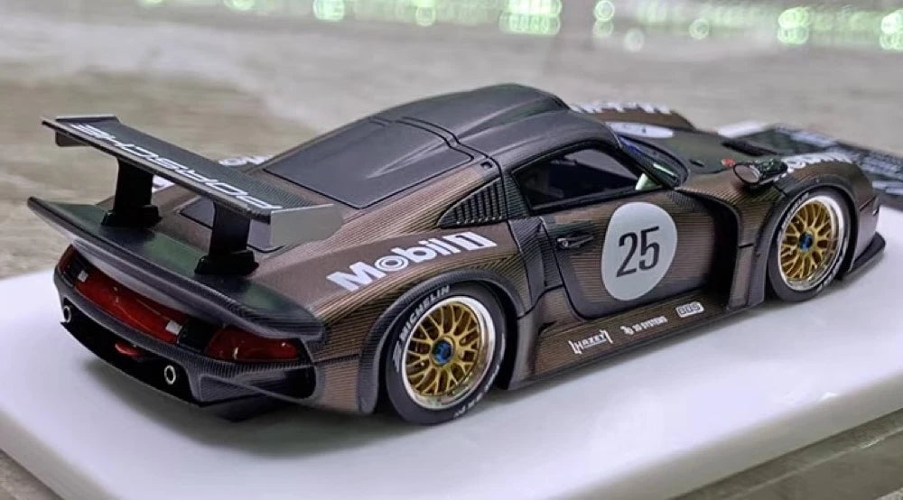 [Make Up] 1:43 Porsche 1996 911 GT1 #25 Test Car Le Mans modellbil harts / Closed Body