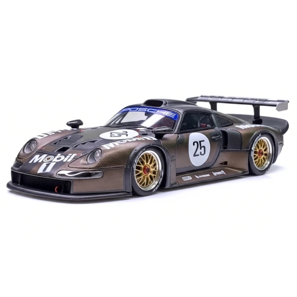 [Make Up] 1:43 Porsche 1996 911 GT1 #25 Test auto Le Mans modellino di auto resina / Closed Body