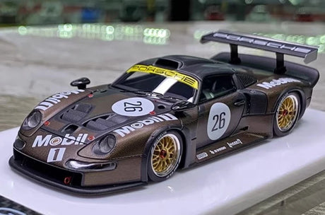 [Make Up] 1:43 Porsche 1996 911 GT1 #26 Test Car Le Mans Model Car Resin / Closed Body