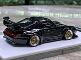 [Make Up] 1:43 Porsche 1998 911 993 GT2 Evo zwart modelauto Hars