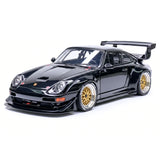 [Make Up] 1:43 Porsche 1998 911 993 GT2 Evo zwart modelauto Hars