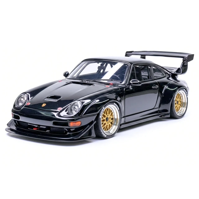[Make Up] 1:43 Porsche 1998 911 993 GT2 Evo zwart modelauto Hars