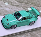 [Make Up] 1:43 Porsche 1998 911 993 GT2 Evo Blue Model Car Resin