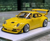 [Make Up] 1:43 Porsche 1998 911 993 GT2 Evo Yellow Model Car Resin