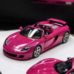 [Make Up] 1:43 Porsche 2003 Carrera GT Pink Model Car Resin