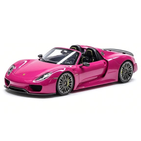 [Make Up] 1:43 Porsche 2003 Carrera GT Pink Model Car Resin