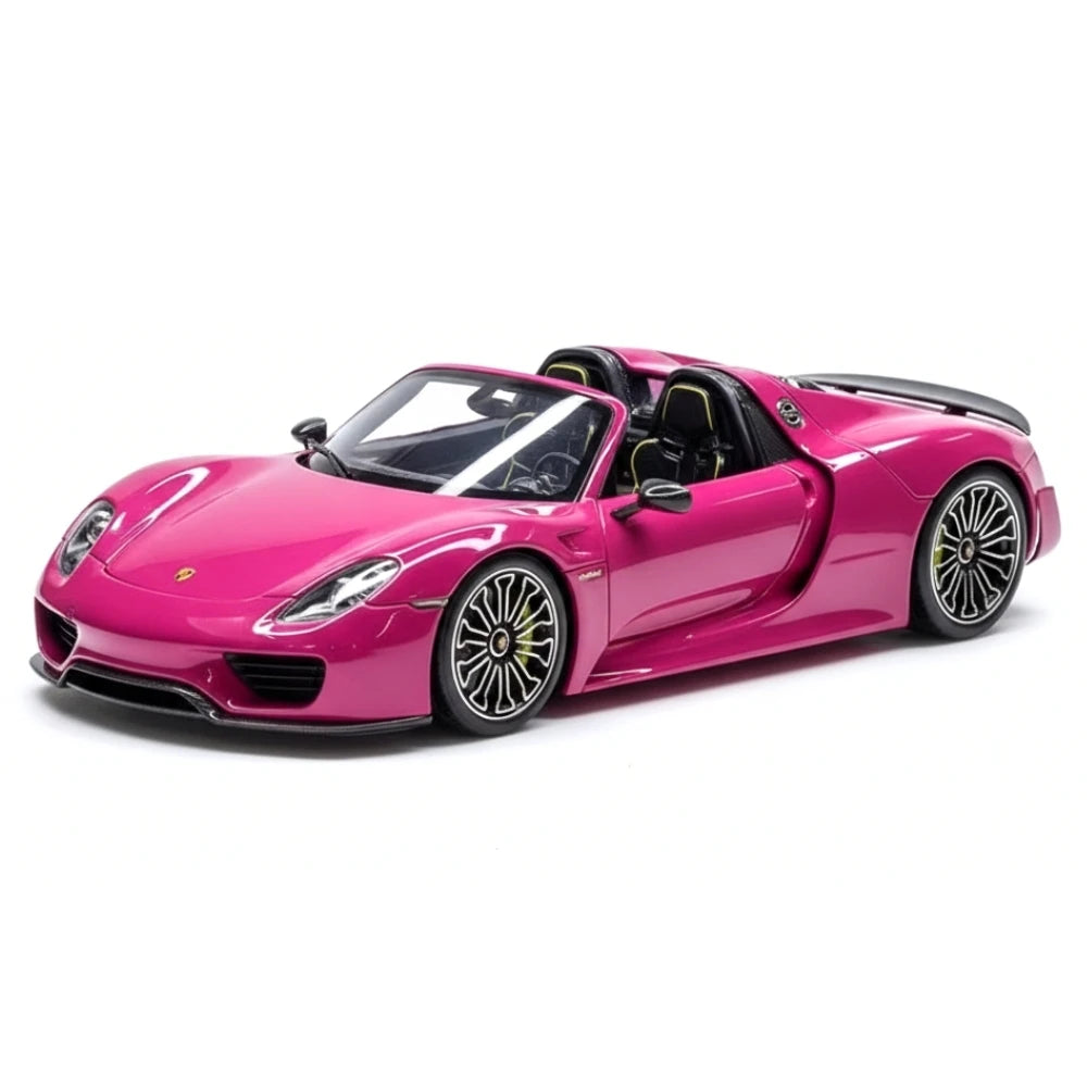 [Make Up] 1:43 Porsche 2003 Carrera GT Pink Model Car Resin
