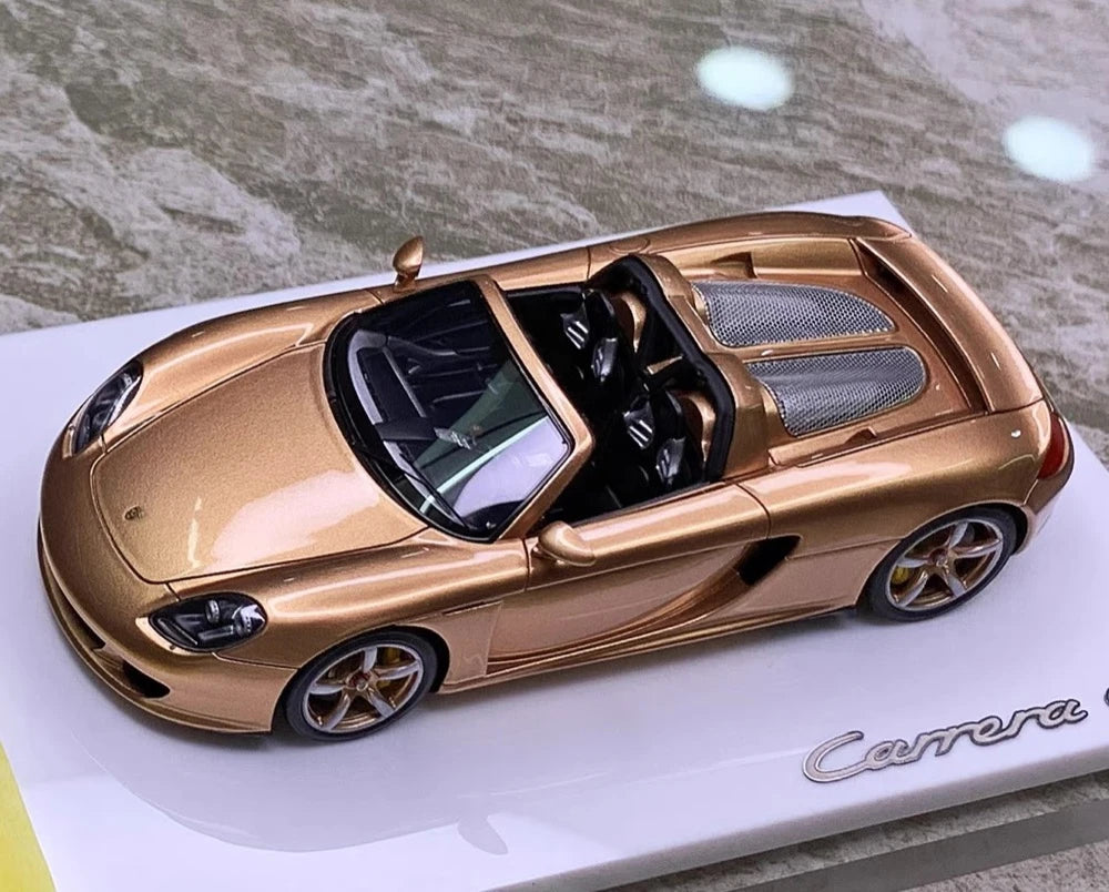 [Make Up] 1:43 Porsche 2004 Carrera GT Brown Model Car Resin
