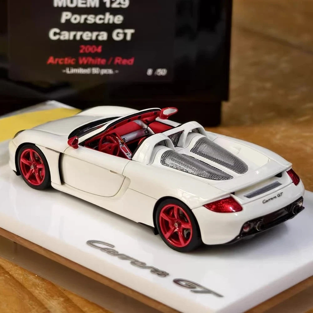 [Make Up] 1:43 Porsche 2004 Carrera GT bianco modellino di auto resina