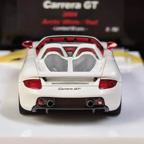 [Make Up] 1:43 Porsche 2004 Carrera GT White Model Car Resin