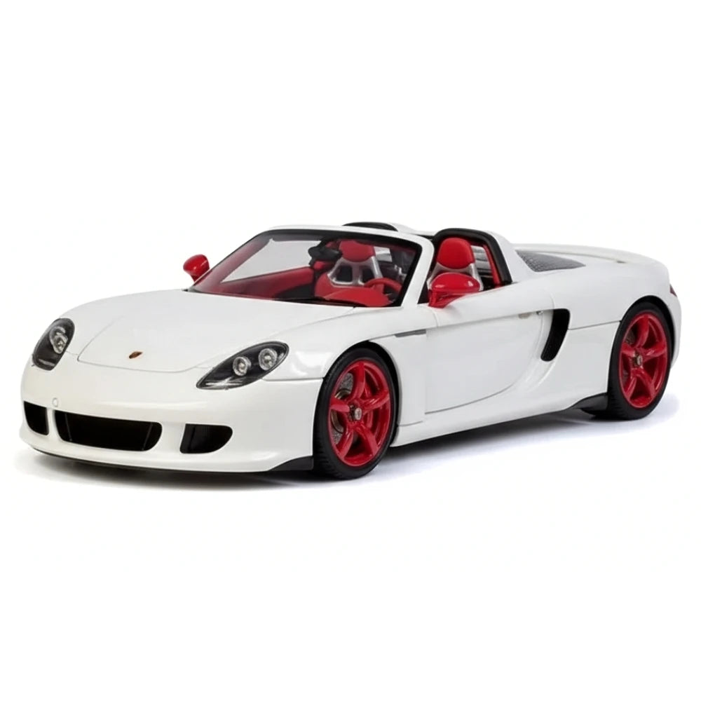 [Make Up] 1:43 Porsche 2004 Carrera GT bianco modellino di auto resina