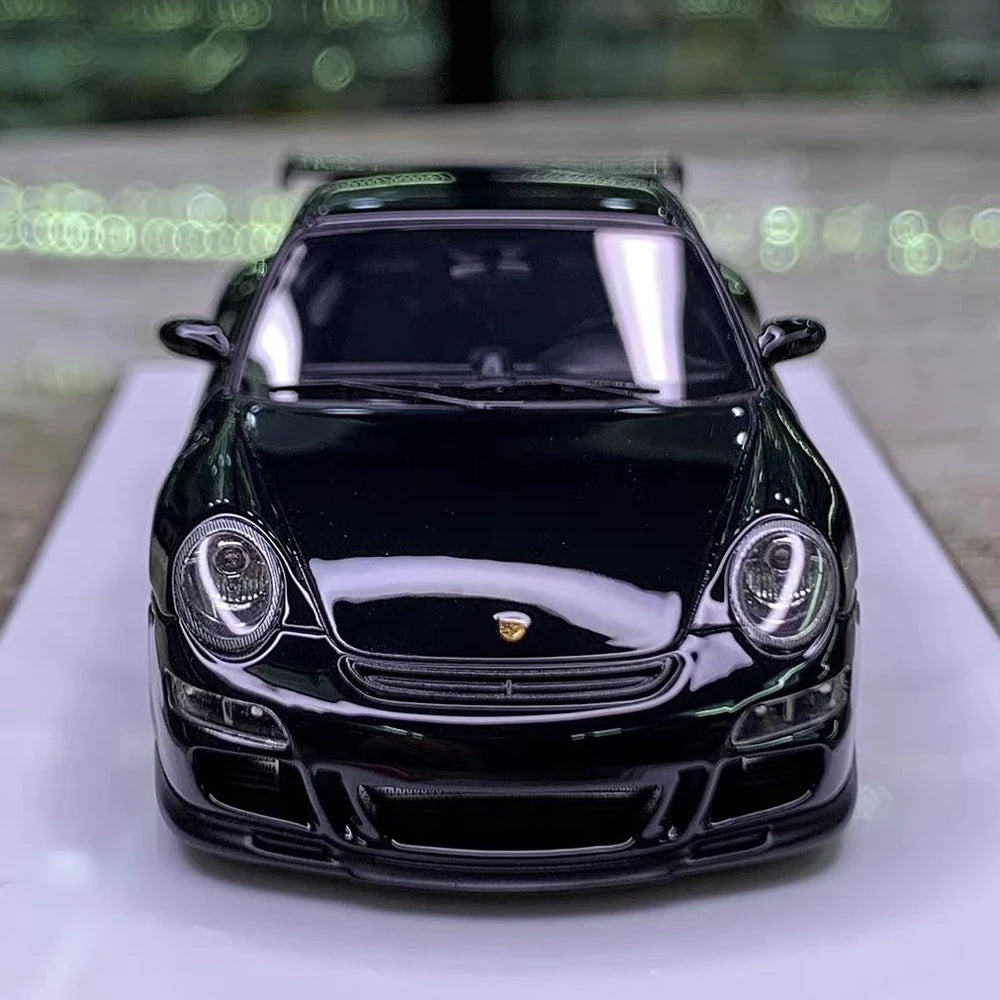 [Make Up] 1:43 Porsche 2007 911 997 GT3 RS Black Model Car Resin