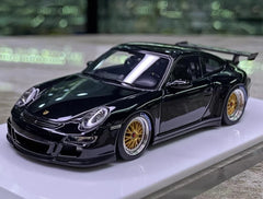 [Make Up] 1:43 Porsche 2007 911 997 GT3 RS Black Model Car Resin