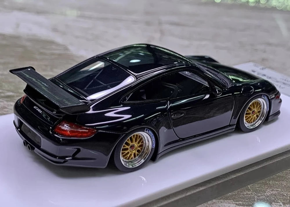 [Make Up] 1:43 Porsche 2007 911 997 GT3 RS Black Model Car Resin