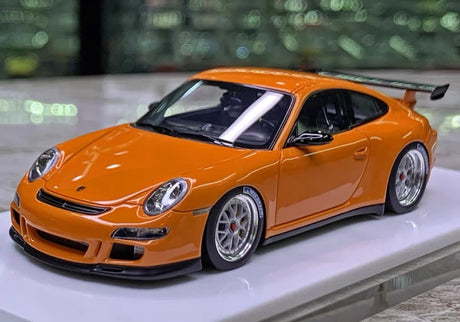 [Make Up] 1:43 Porsche 2007 911 997 GT3 RS Orange Model Car Resin