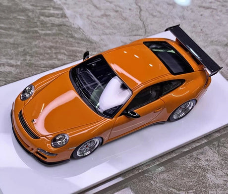 [Make Up] 1:43 Porsche 2007 911 997 GT3 RS Orange Model Car Resin