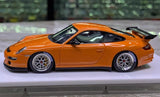 [Make Up] 1:43 Porsche 2007 911 997 GT3 RS Orange Model Car Resin