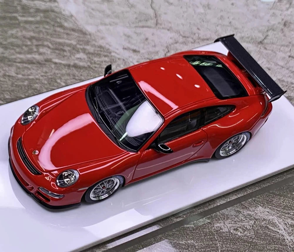 [Make Up] 1:43 Porsche 2007 911 997 GT3 RS レッド モデルカー レジン