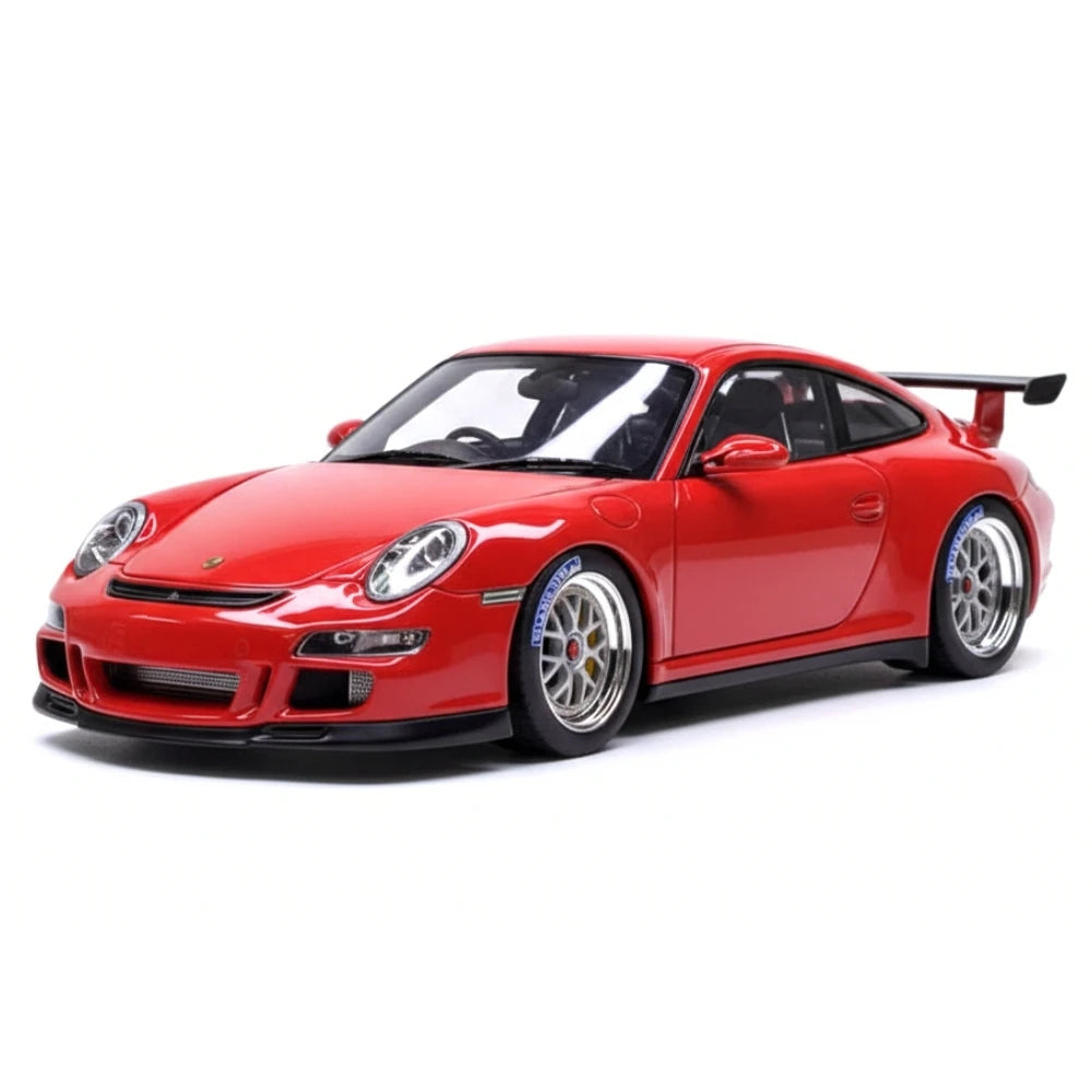 [Make Up] 1:43 Porsche 2007 911 997 GT3 RS レッド モデルカー レジン
