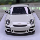 [Make Up] 1:43 Porsche 2007 911 997 GT3 RS vit modellbil harts