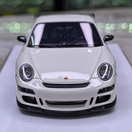 [Make Up] 1:43 Porsche 2007 911 997 GT3 RS White Model Car Resin