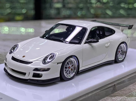[Make Up] 1:43 Porsche 2007 911 997 GT3 RS White Model Car Resin