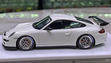 [Make Up] 1:43 Porsche 2007 911 997 GT3 RS vit modellbil harts
