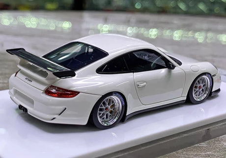[Make Up] 1:43 Porsche 2007 911 997 GT3 RS White Model Car Resin