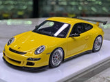 [Make Up] 1:43 Porsche 2007 911 997 GT3 RS giallo modellino di auto resina