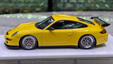 [Make Up] 1:43 Porsche 2007 911 997 GT3 RS giallo modellino di auto resina