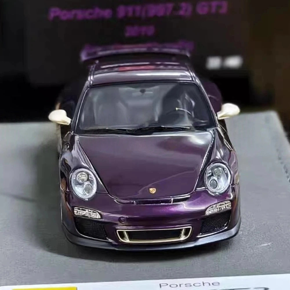 [Make Up] 1:43 Porsche 2010 911 997.2 GT3 Amethyst modellino di auto resina