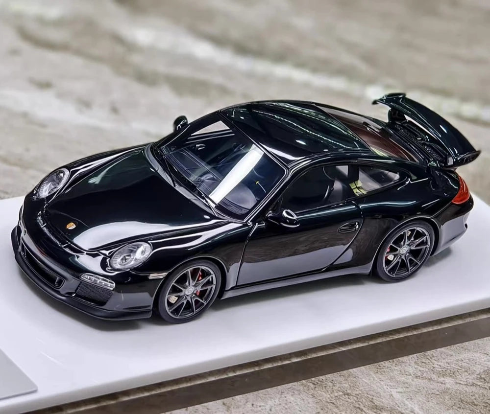 [Make Up] 1:43 Porsche 2010 911 997.2 GT3 Black Model Car Resin