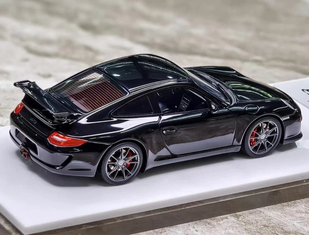 [Make Up] 1:43 Porsche 2010 911 997.2 GT3 Black Model Car Resin