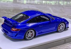 [Make Up] 1:43 Porsche 2010 911 997.2 GT3 Blue Model Car Resin