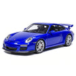 [Make Up] 1:43 Porsche 2010 911 997.2 GT3 blå modellbil harts