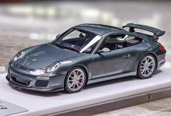 [Make Up] 1:43 Porsche 2010 911 997.2 GT3 Blue Silver Model Car Resin